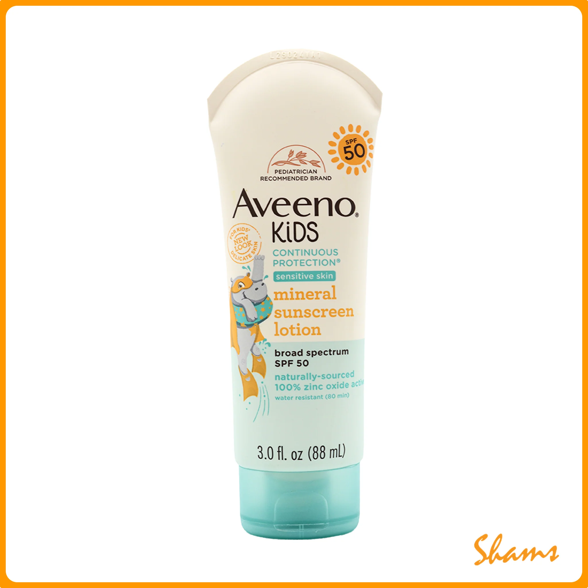 Aveeno Baby SPF 50 Zinc Oxide Sunscreen (3 Fl Oz)