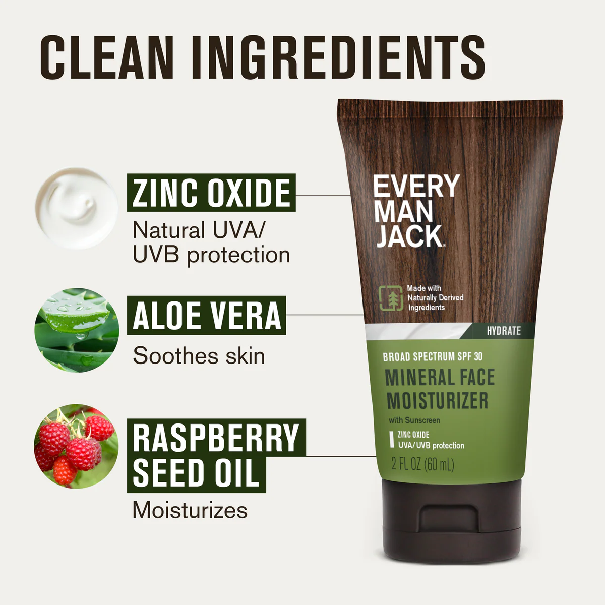Every Man Jack Men's Mineral Face Lotion (2-Pack)