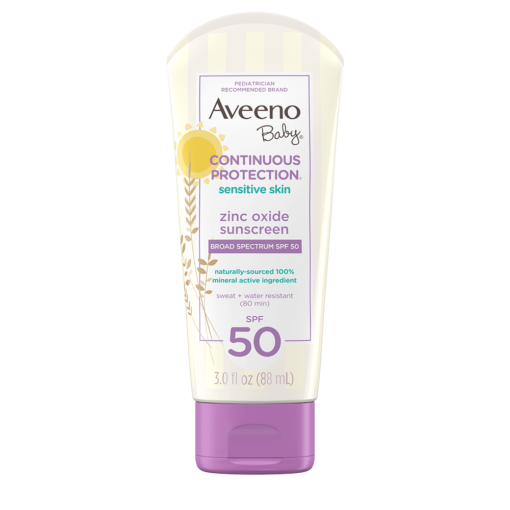Aveeno Baby Zinc Oxide SPF 50 Sunscreen (3 Fl Oz)
