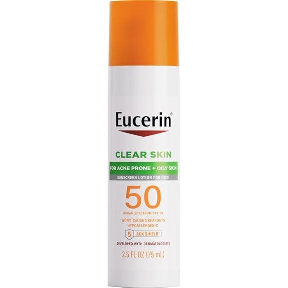 Eucerin Sun Clear Skin Face Sunscreen SPF 50