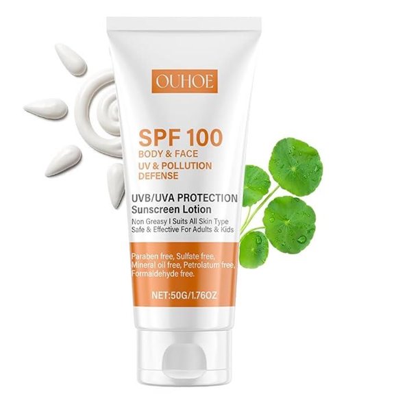 Travel Sunscreen SPF 100 for Sensitive Skin
