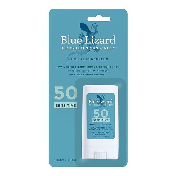 BLUE LIZARD Sensitive Mineral Sunscreen Stick SPF 50