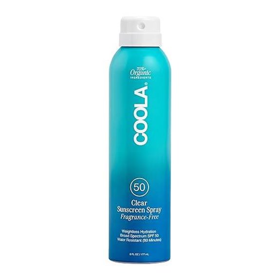 COOLA Organic Sunscreen SPF 50 Spray (6 Fl Oz)