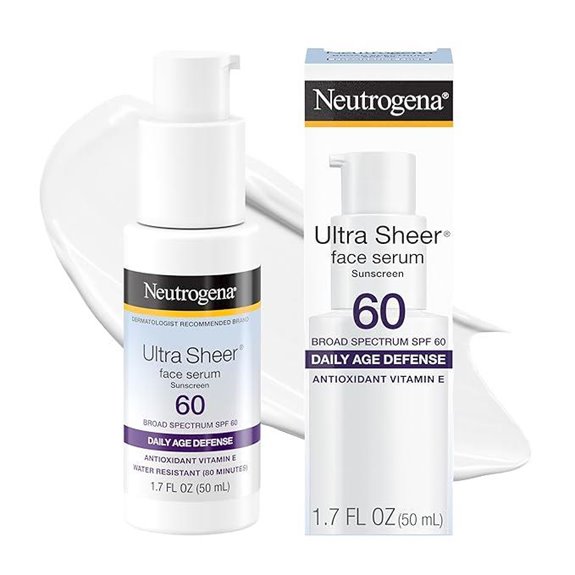 Neutrogena Ultra Sheer SPF 60 Face Sunscreen