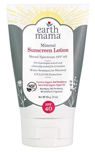 Earth Mama Baby Mineral Sunscreen Lotion SPF 40