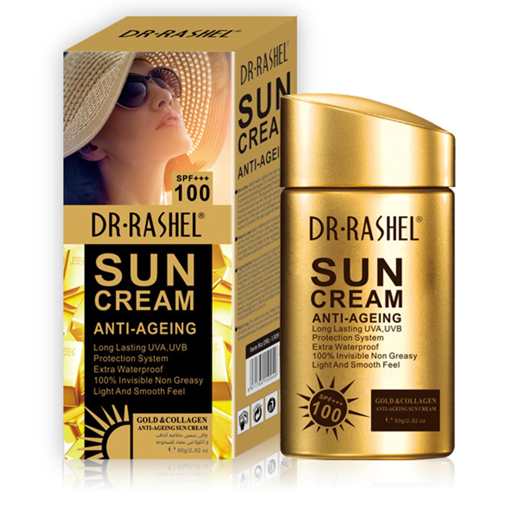 Anti-Aging SPF 100 Sunscreen Lotion for Face and Body