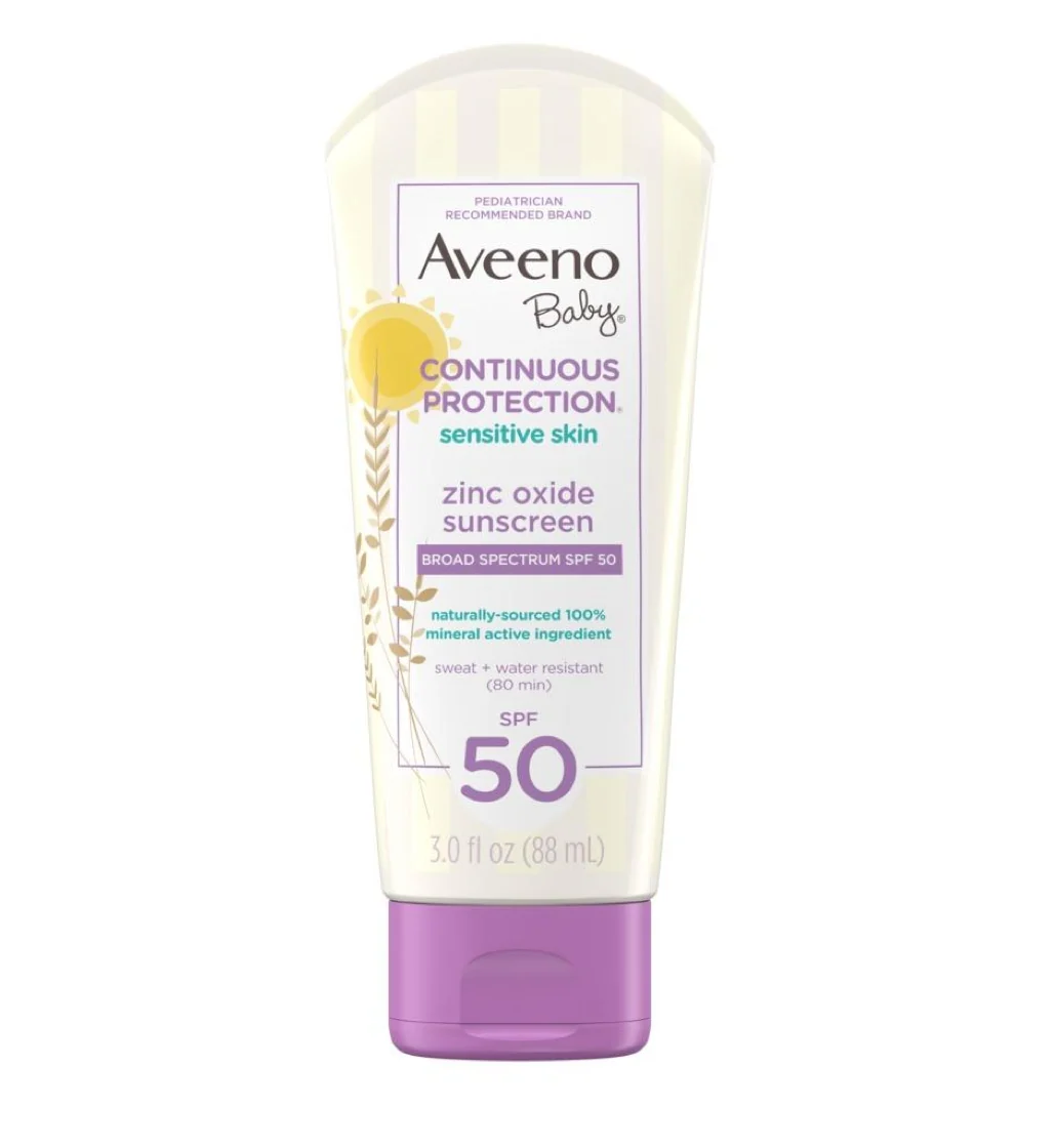 Aveeno Baby Continuous Protection Zinc Oxide