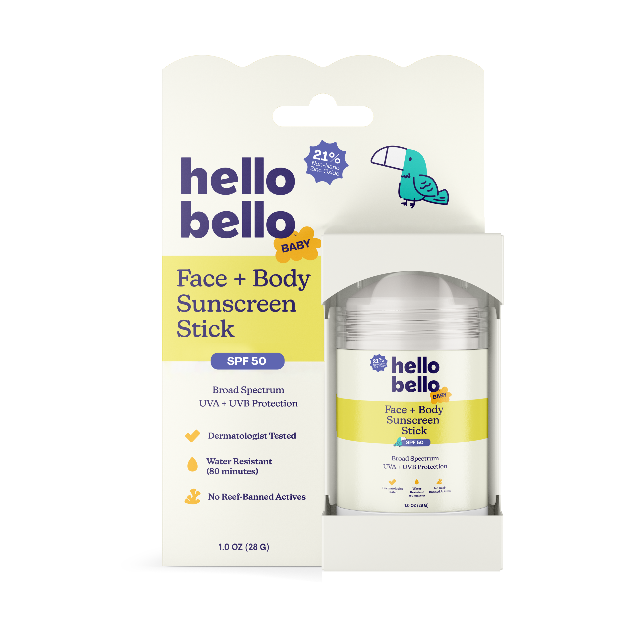 Hello Bello Baby SPF 50 Sunscreen Stick (1oz)