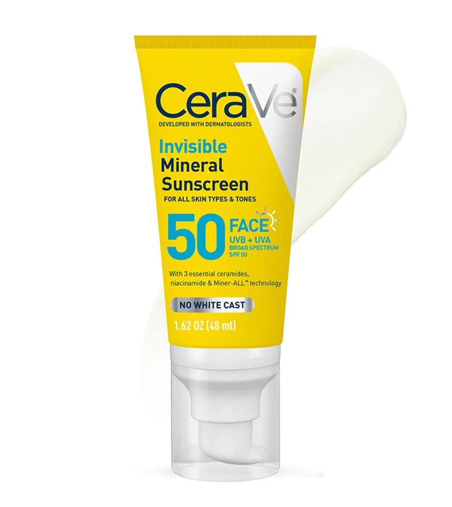 CeraVe Invisible Mineral Sunscreen SPF 50