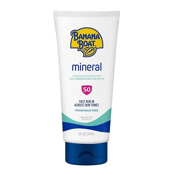 Banana Boat Mineral Sunscreen SPF 50 Lotion