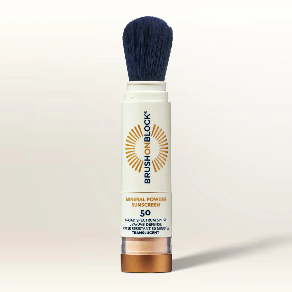 SPF 50 Mineral Sunscreen Powder with Brush Applicator