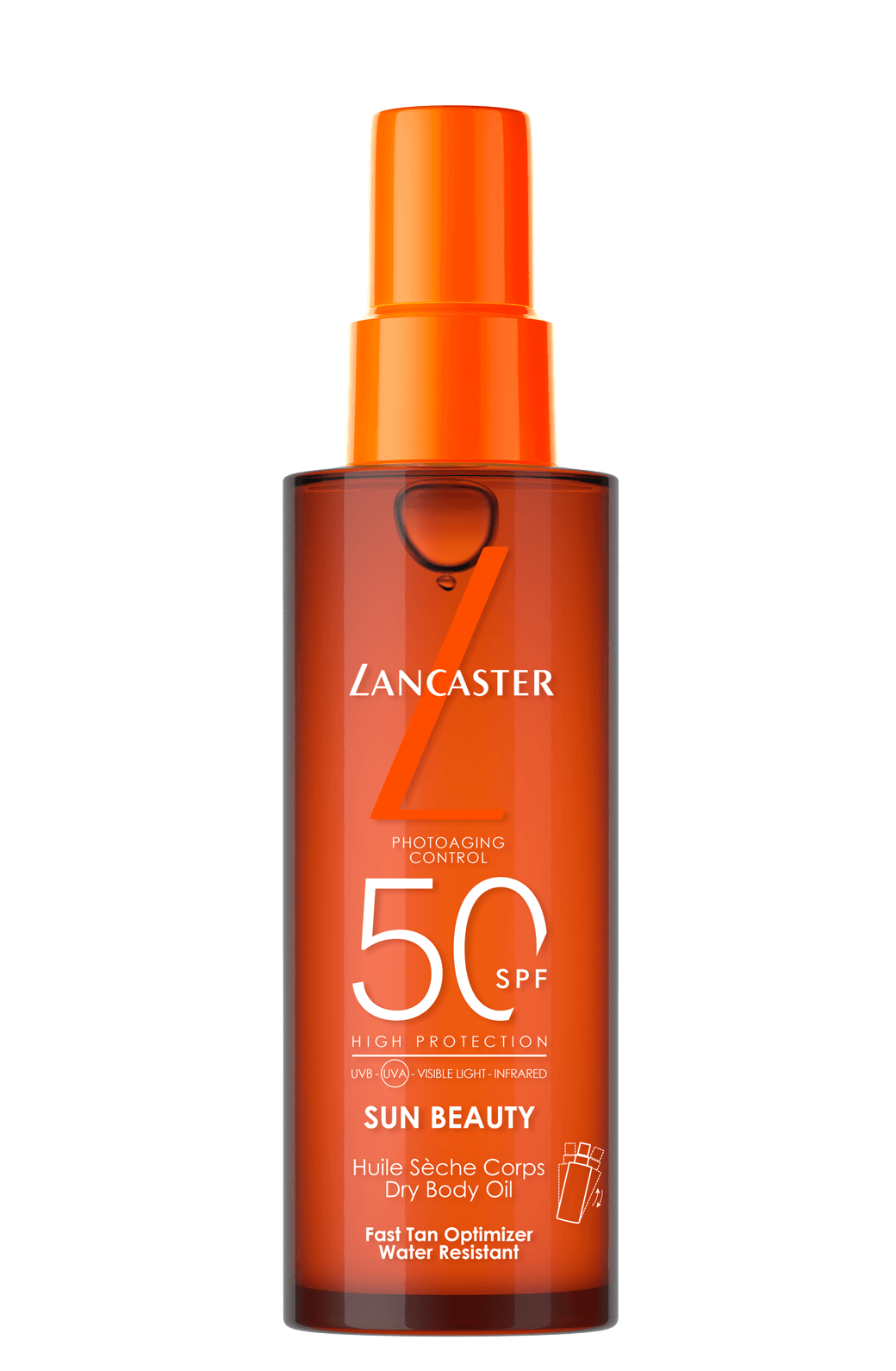 Lancaster Sun Beauty Dry Oil Fast Tan Optimizer SPF 50 5 Ounce