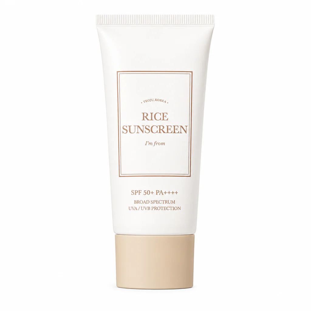 Korean Rice Sunscreen SPF 50+ Broad Spectrum
