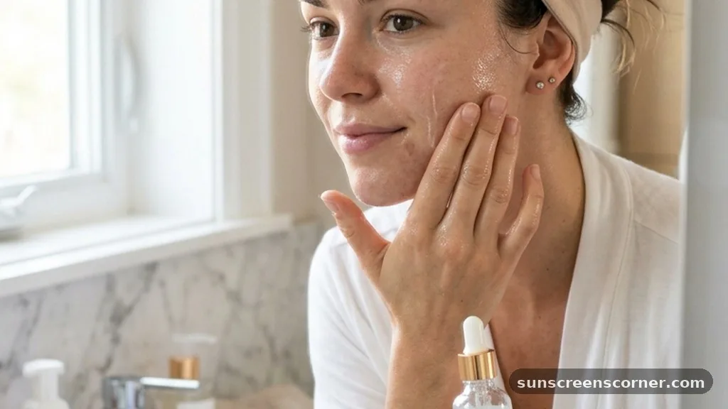 Cleansing the Face - serum before or after toner