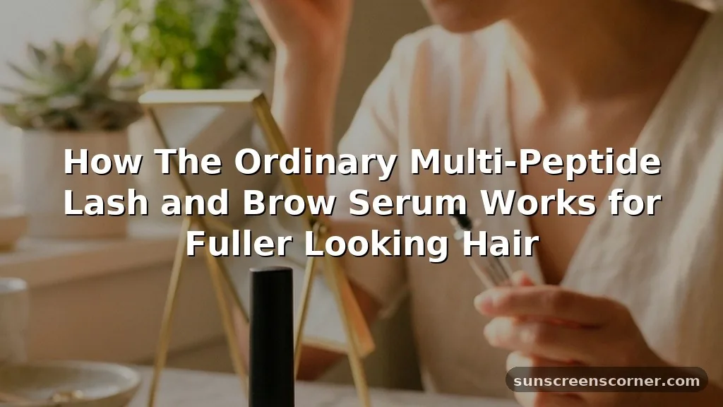 how to use the ordinary lash serum