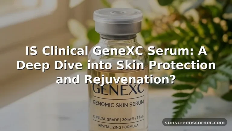 is clinical genexc serum