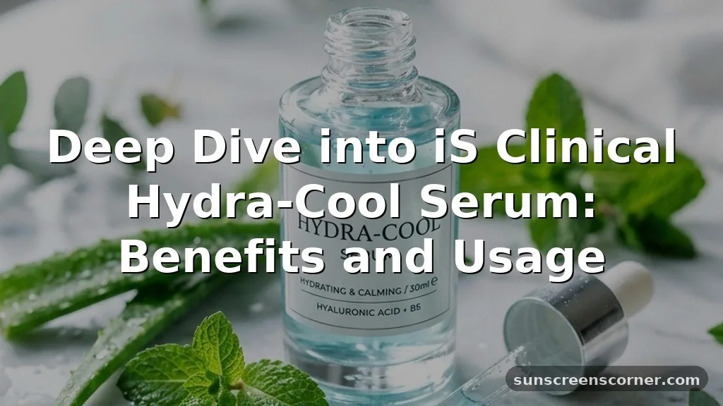 is clinical hydra cool serum
