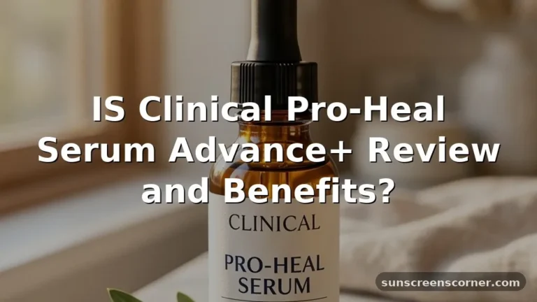 is clinical proheal serum