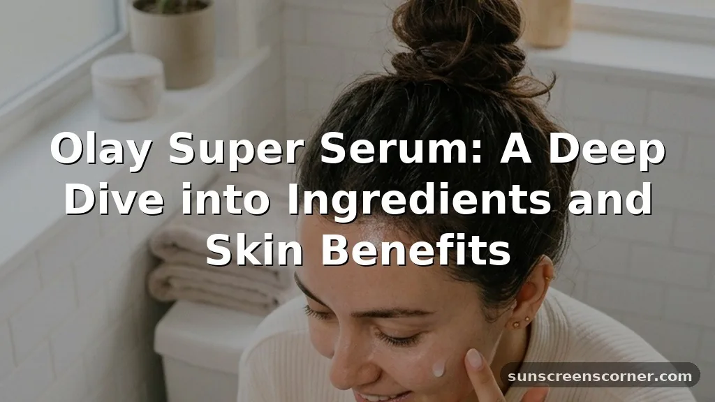 is olay super serum good