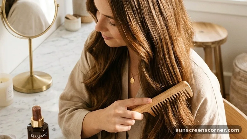 Preparing Your Hair - how to use kerastase overnight serum