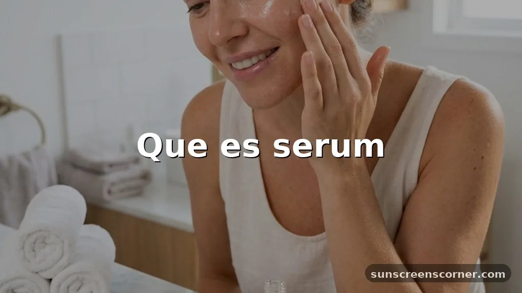 que es serum