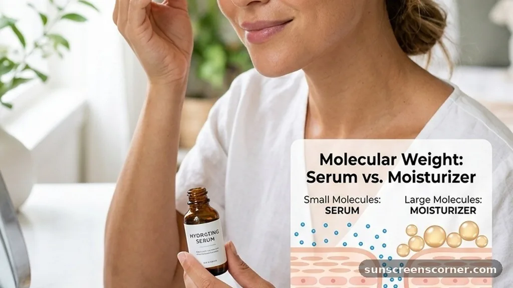 The Role of Molecular Weight - what goes first moisturizer or serum