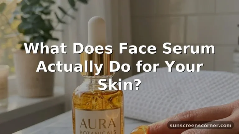 what does serum do