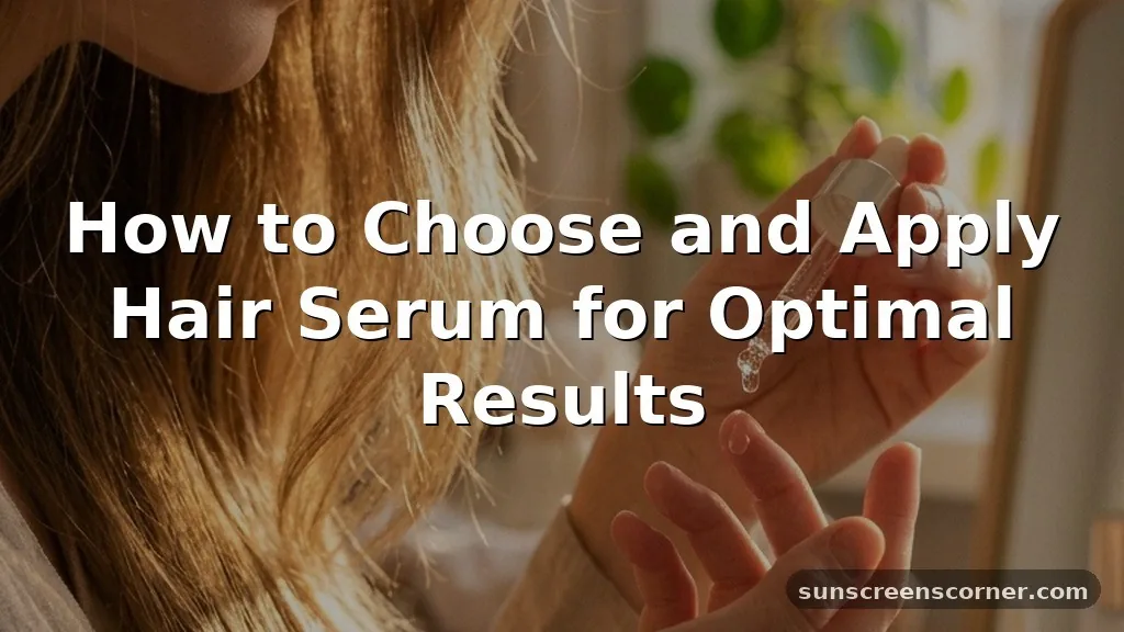 what is hair serum